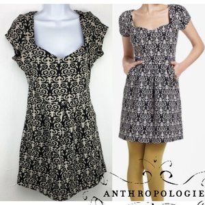 Anthropologie Geometric Caledonia Cutout Dress By Deletta